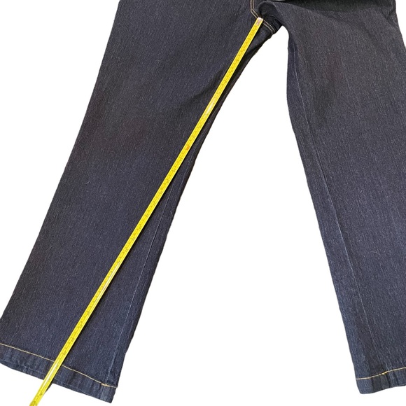 STRETCH DARK BLUE WOMENS JEANS Size 2X/2T Straight Leg - Picture 10 of 12